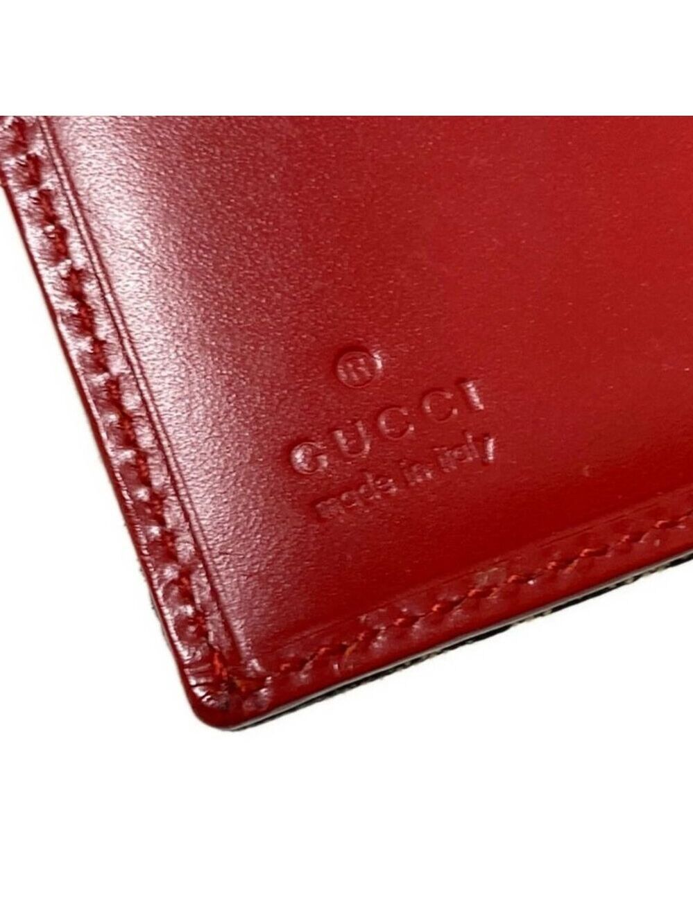 Authentic GUCCI Jackie GG Pattern Jacquard Leather Wallet br176-112025 - Picture 8 of 8